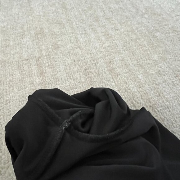 J. Crew Mercantile Black Velvet Faux Wrap Long Sleeve Blouse Top M - Picture 10 of 12